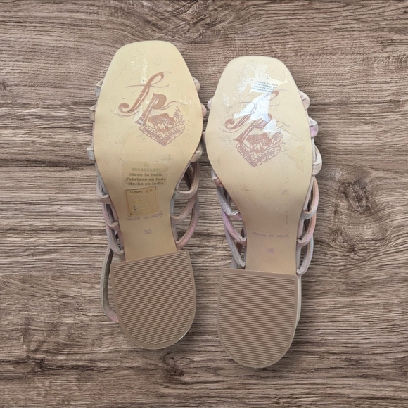 Free People Collette Rainbow Cinched Heel Shoes Size 6 5 - Picture 4 of 7